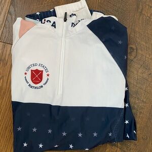 US Biathlon Race Suit Top